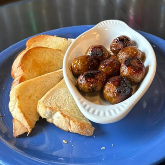 Bourbon BBQ Meatballs.