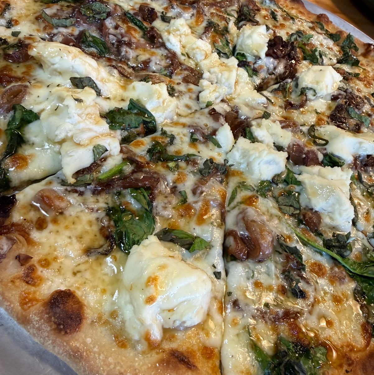Hot Honey Hello Beauty Pizza.
